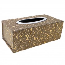 Fashion Tissue Box Rectangle Home/Office Tissue Holders Sunflowers Black