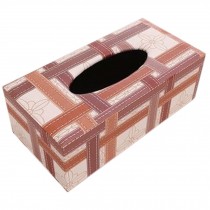Fashion Tissue Box Home/Office Rectangle Napkin Box Tissue Holders Brown
