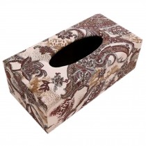 Fashion Tissue Box Home/Office Rectangle Napkin Box Tissue Holders Brown B
