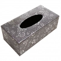 Fashion Tissue Box Home/Office Rectangle Napkin Cover Case Tissue Holders Grey