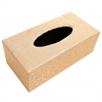 Fashion Tissue Box Home/Office Napkin Case Tissue Holders Lightning Golden