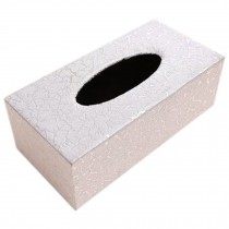 Fashion Tissue Box Home/Office Napkin Case Tissue Holders Lightning White