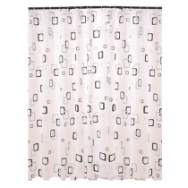 Water-Repellent Shower Curtain Liners With Fashion Grid (180CM*200CM)