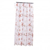 Water-Repellent Shower Curtain Liners With Starfish,Conch(180CM*200CM)