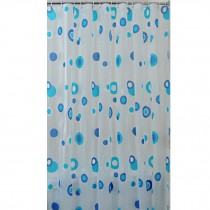 Home Decor Shower Curtains Waterproof Bath Curtain, 71-inch by 79-inch  Blue