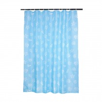 Beautiful Design Waterproof Shower Curtain 180cmx180cm,blue