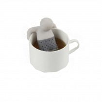 The Tea Strainer that Makes you Smile / Lazy Man Tea Infuser,Cute for Loose Tea