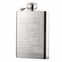 4oz Stainless Steel Hip-Flask Travel liquid Container Drinking Easy to carry 2C