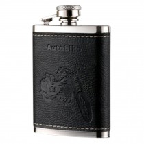 4oz Stainless Steel Hip-Flask Travel liquid Container Easy to carry AutoBike