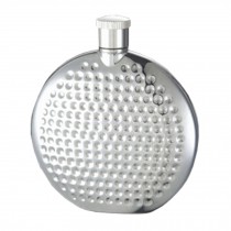 4oz Stainless Steel Circular Hip-Flask Travel liquid Container Easy to carry