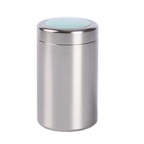 Unique Style Mini Portable Tea Canister Tea Storage Container Seal Pot, Silvery