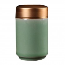 Unique Style Mini Ceramic Tea Canister Tea Storage Container Seal Pot, J