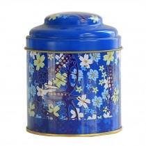Unique Style Double-Deck Lids Tin Tea Canister Tea Storage Container Seal Pot, NO.5