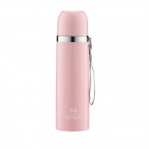 Elegant Travel Mug Stainless Steel Vacuum Drink Bottle 500ML, Pink