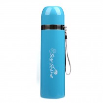 Elegant Stainless Steel Vacuum Drink Bottle Travel Mug  500ML, Blue