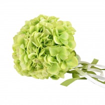 Green Hydrangea Bridal Wedding Bouquet Flower Bouquets Artificial Flowers