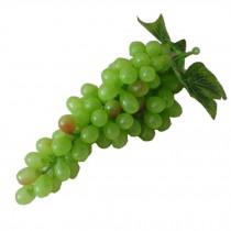 SimpleStyle Home Decor Realistic Artificial Fruits Play Food, Green Grapes