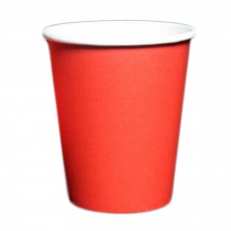 100 Count 8 oz Red Paper Cup Disposable Paper Cup For Coffee