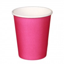 8 oz Rose Red Paper Cup Disposable Paper Cup For Coffee 100 Count