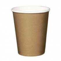 Coffee Paper Cup Paper Cup Disposable 100 Count 8 oz Light Brown