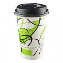 Pack Of 50 16 oz Disposable Coffee Cups Printed Takeaway Coffee Cups, D