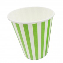 Home/Office 50 Count Disposable Cup Simple Design Paper Cup, Green
