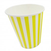 Simple Design Paper Cup 50 Count Disposable Cup For Home/Office, Yellow