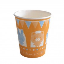 60PCS Animal Pattern Cup Beverages Paper Cup Disposable Paper Cup, B