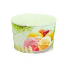 Frozen Dessert Supplies 5 oz Paper Ice Cream Cups Disposable 100 Count, Full of Fun Colors