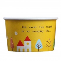 Frozen Dessert Supplies Ice Cream Cups Disposable 100 Count Fun Colors  Paper Cups,3 oz,