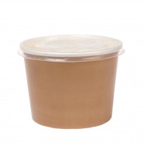 Frozen Dessert Supplies Ice Cream Cups Disposable  Fun Colors  Paper Cups 50Count??coffee brown,16 oz