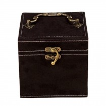 Women's Suede Ring Holder Jewelry Armoires Jewelry Box Jewelry Storage, A