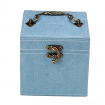 Women's Suede Jewelry Box Jewelry Storage Ring / Earring Holder, F
