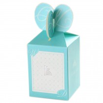 100PCS Lovely Small Paper Gift Box For Party/Game/Wedding (8*6*6 CM), Blue