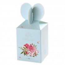100PCS Lovely Small Paper Gift Box Party/Wedding Candy Box, Blue