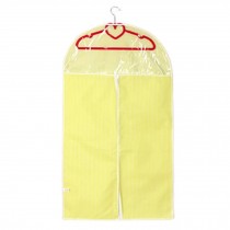 3PCS Fashion Garment Bag Clothing Dustproof Bag Clothes Suit Cover Stripe Yellow