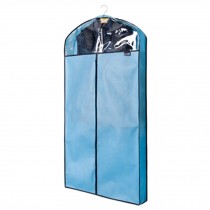 Fashion Garment Bag Clothing Dustproof Bags 3D Suit Cover Buggy Bags Blue