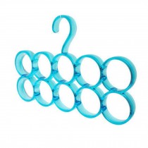 Blue Tie Rack/Hanger With 10 Circles (32*21CM)
