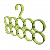 Green Tie Rack/Hanger With 10 Circles (32*21CM)