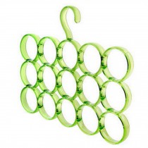 Creative Green Tie Rack/Hanger With 15 Circles (32*27CM)