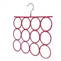 Fashionable Scarves/Ties/Belts Rack/Hanger, Red, 35.5*35.5CM