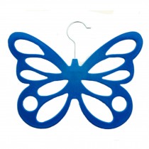 Beautiful Ties Rack Belts Hanger, Set of 2, Blue Butterfly, 29.5*21CM