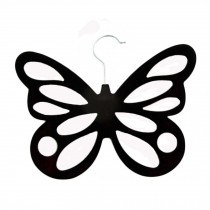 Beautiful Ties Rack Belts Hanger, Set of 2, Black Butterfly, 29.5*21CM