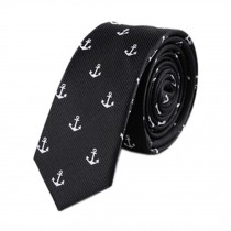 Set of 2 Elegant Men's Black Ties Formal Necktie For Business/Wedding
