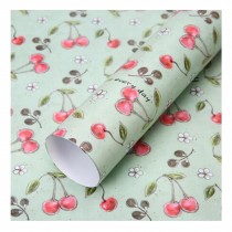 29x20 Inch 10Pcs Lovely Gift Wrapping Paper Book Packaging Paper, Cherry