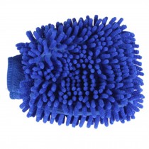 Household Chenille Dust Cleaning Glove Gloves Cleaner for Home/Office/Car, Blue