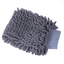 Reusable Chenille Glove Cleaning Gloves Dust Cleaner for Home/Car, Grey