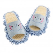 Microfiber Cleaning Slippers For Women, Cute Elephant