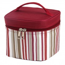 Fashion Lunch Tote Bag With Zipper and Handle Square Red Bag
