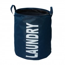 Laundry Foldable Practical Clothes/Toys Basket Storage Bag Blue